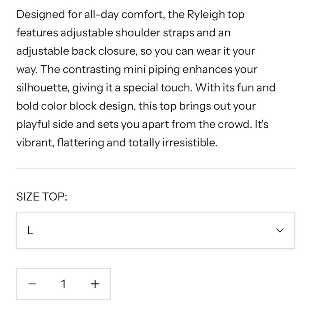 One One Swimwear Ryleigh Bikini Top - Picture 3 of 4
